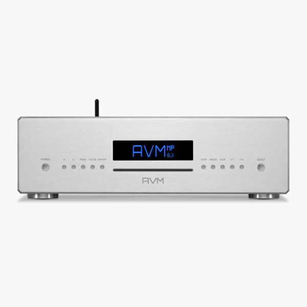 AVM Ovation MP 8.3 in Silber, Frontansicht