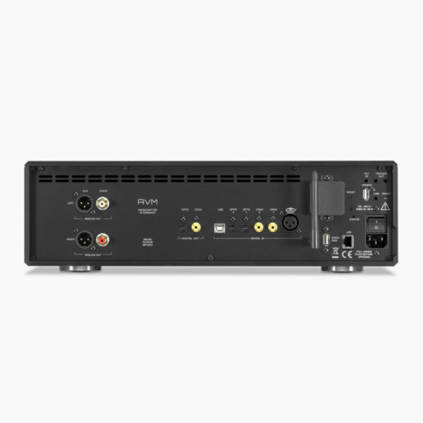 AVM Ovation MP 8.6.2 Rückseite mit Anschlüssen und Antenne
