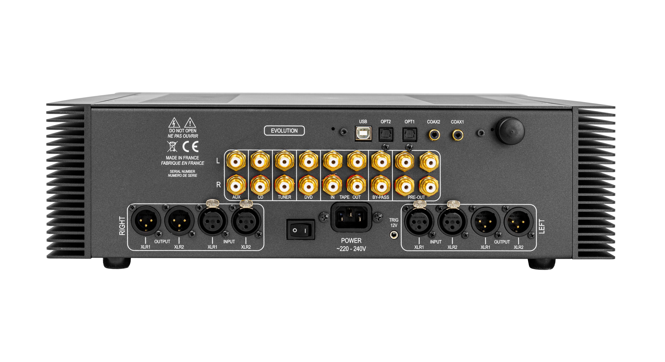 PR 400 EVO Anschlüsse