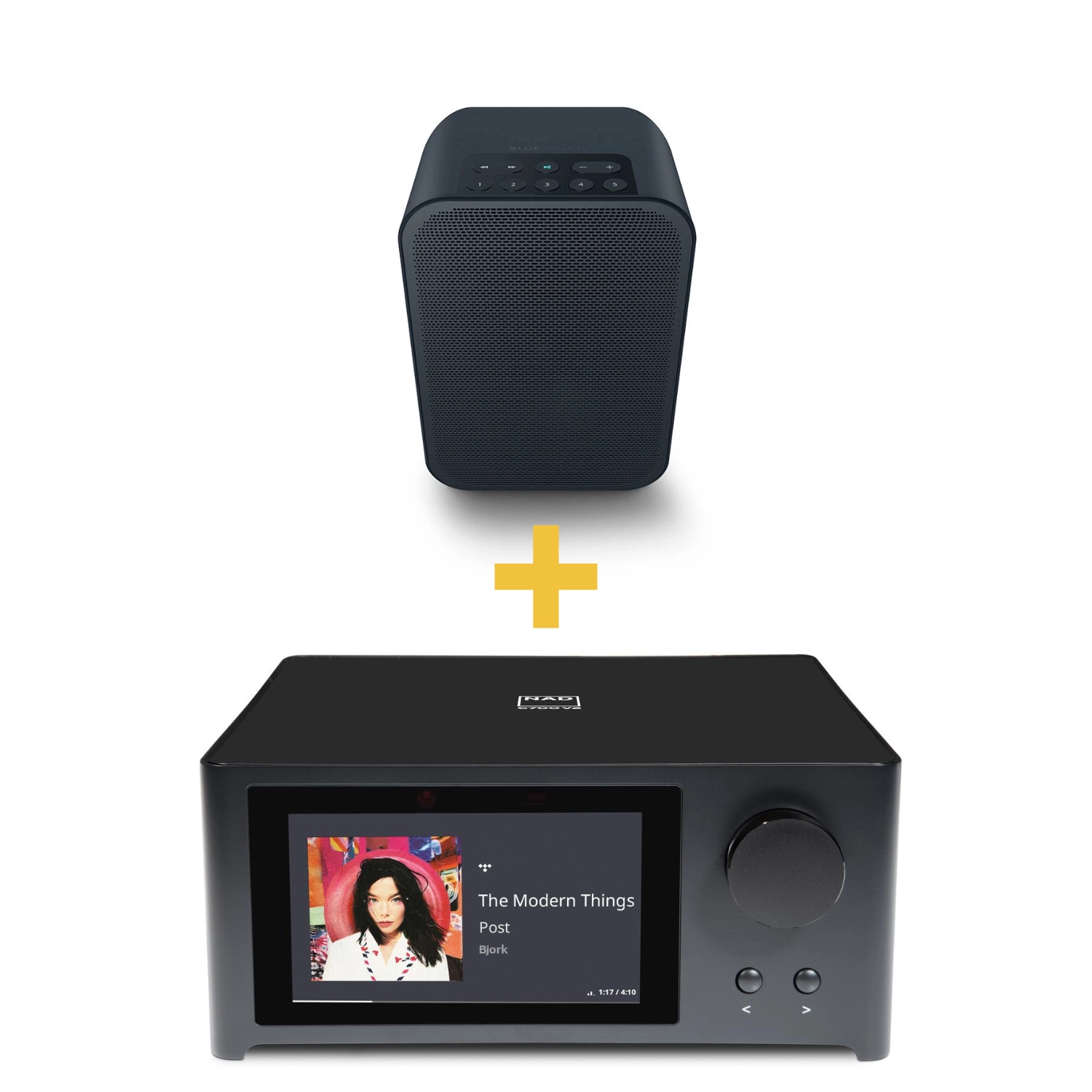 Set NAD C 700 V2 Bluesound PULSE FLEX 2i.webp
