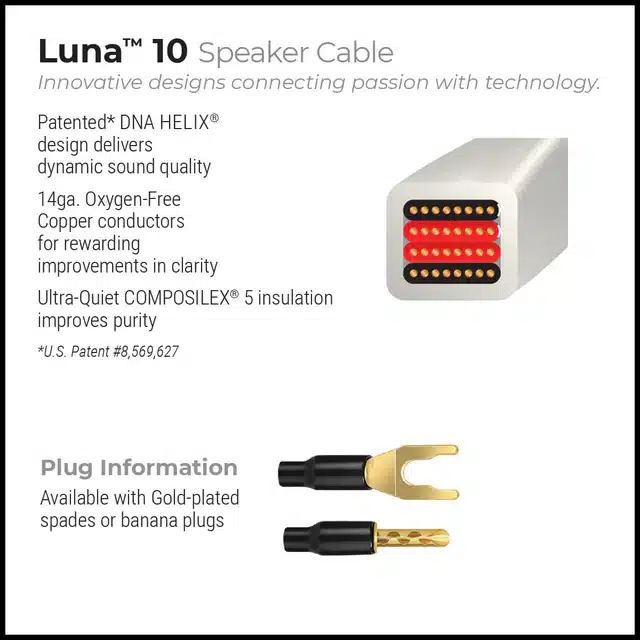 Wireworld Luna 10 Speaker Cable Box Back