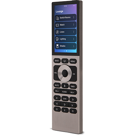 Control4® Halo Touch Remote Silver Front Left