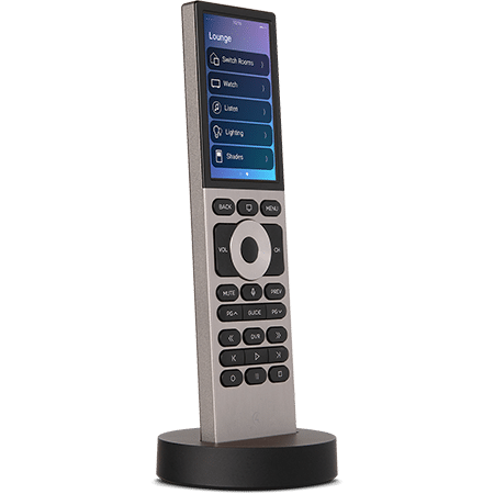 Control4® Halo Touch Remote Silver Dock Right