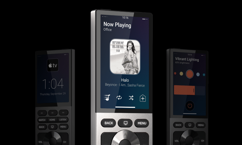 Control4 light halo remote bundle remote