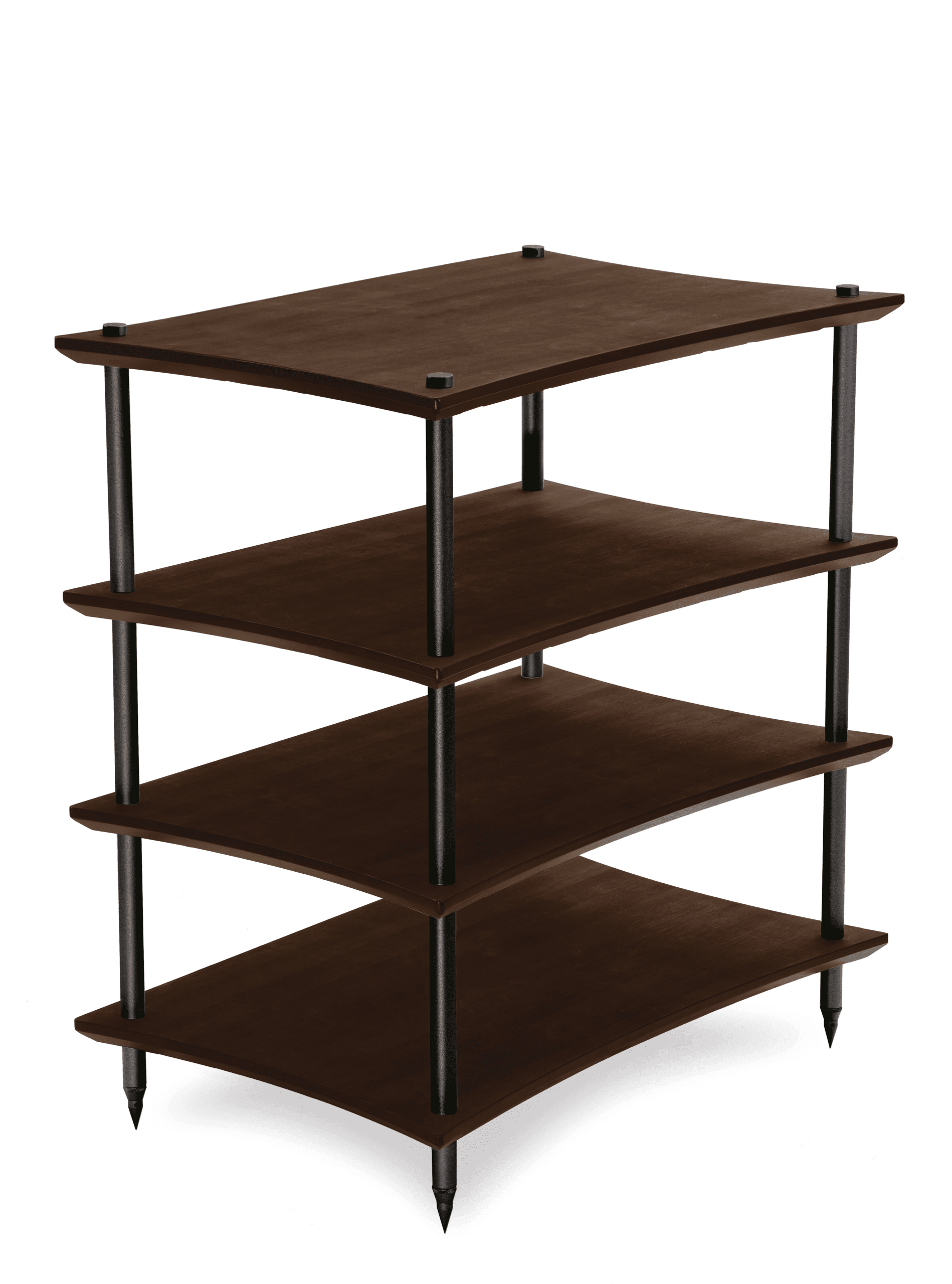 Quadraspire Q4 Dark Bamboo Black Columns