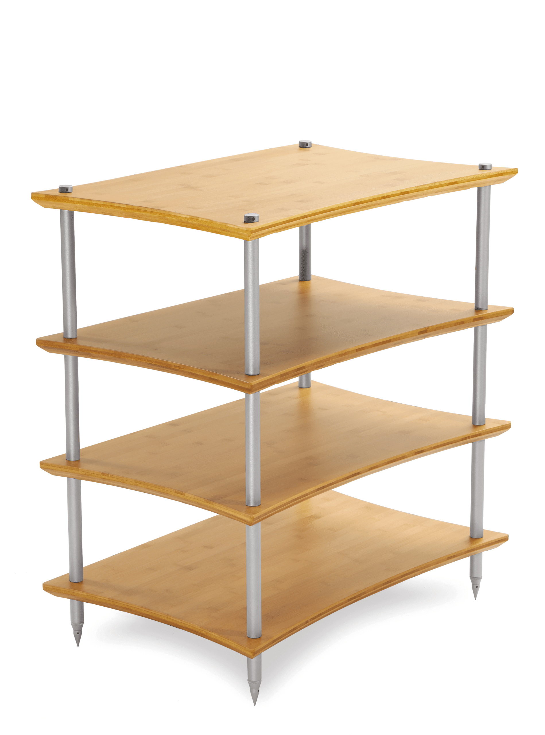 Quadraspire Q4 Natural Bamboo Silver Columns