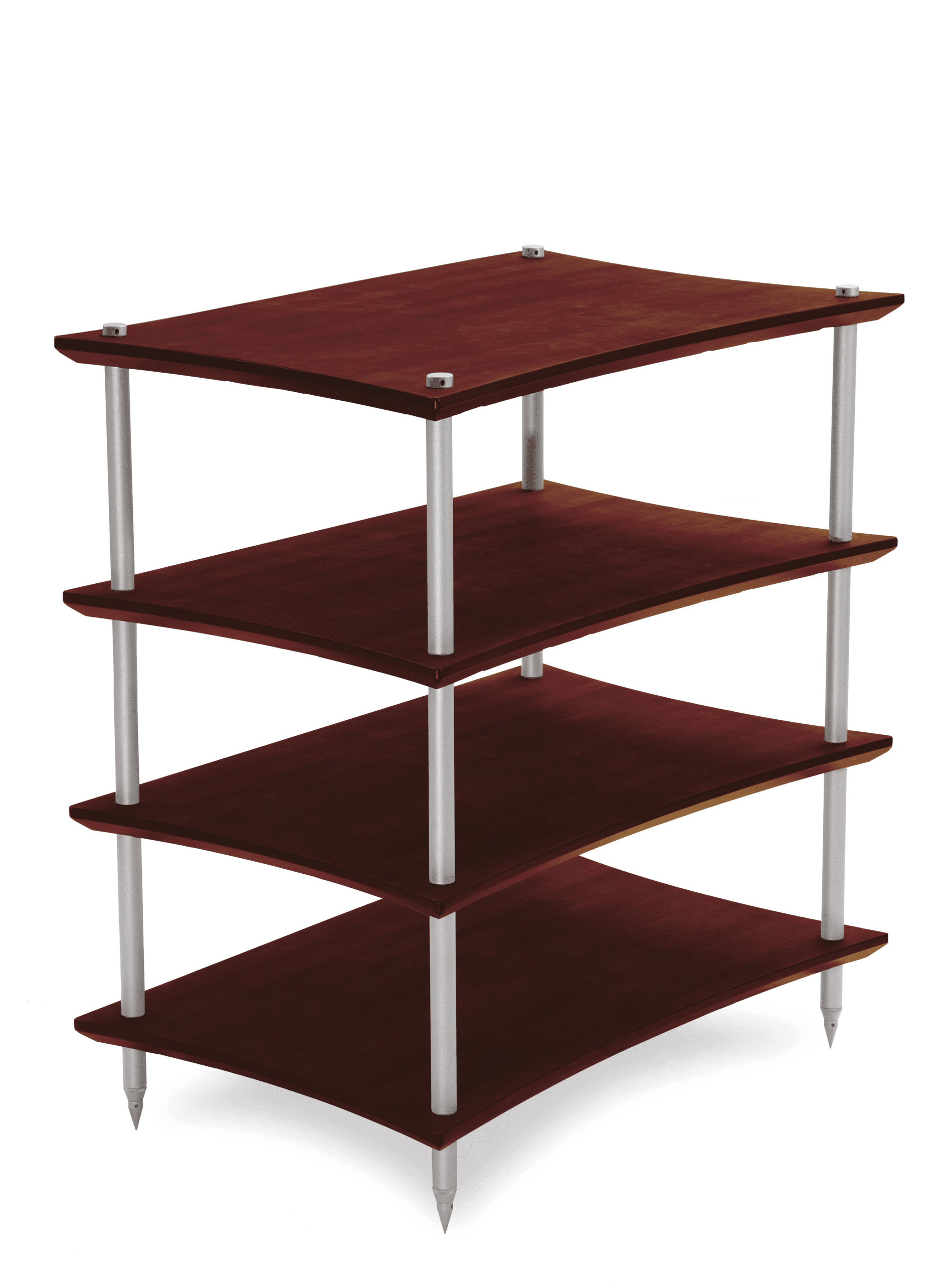 Quadraspire Q4 Cherry Bamboo Silver Columns