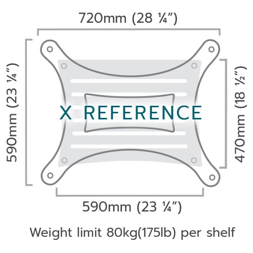 Quadraspire X-Reference Specifications