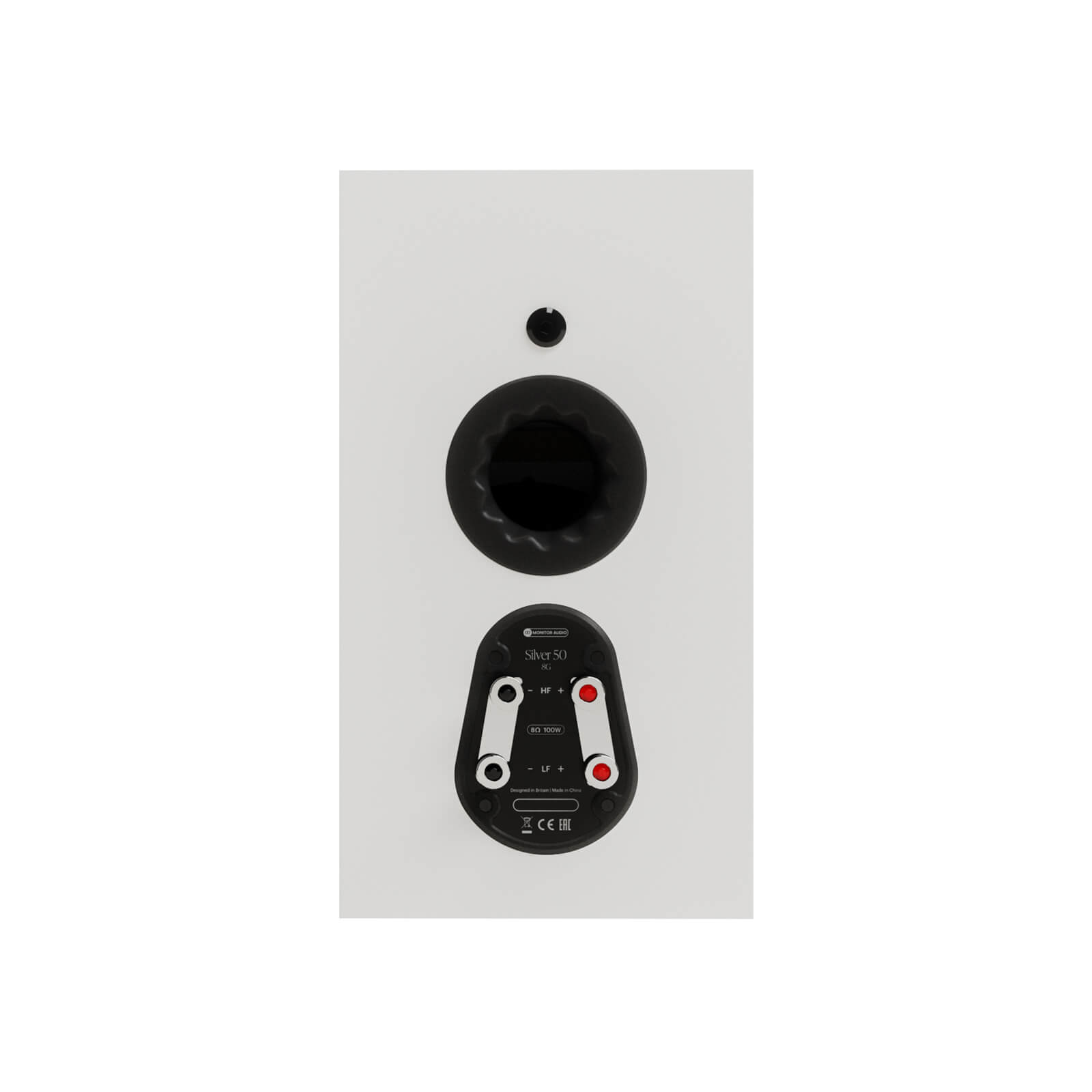 Monitor Audio Silver 50 8G Rückansicht, Anschlüsse