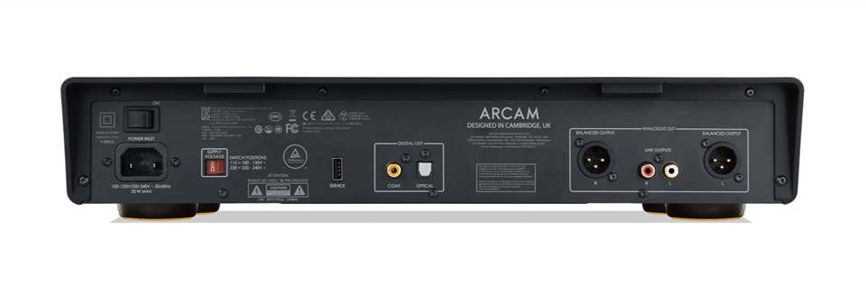 Arcam CD25 Anschlüsse